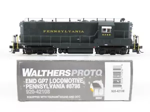 HO Walthers Proto 920-42108 PRR Pennsylvania EMD GP7 Diesel #8798 w/ DCC & Sound - Picture 1 of 13