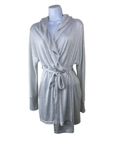 Bata Jaclyn Intimates, talla X-grande gris - poliéster - spandex - Imagen 1 de 5