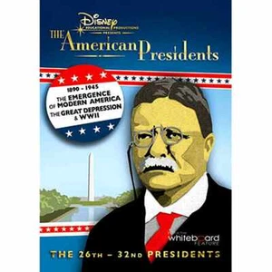 The American Presidents 26-32 Documentary WWII President Roosevelt Disney DVD - Picture 1 of 1