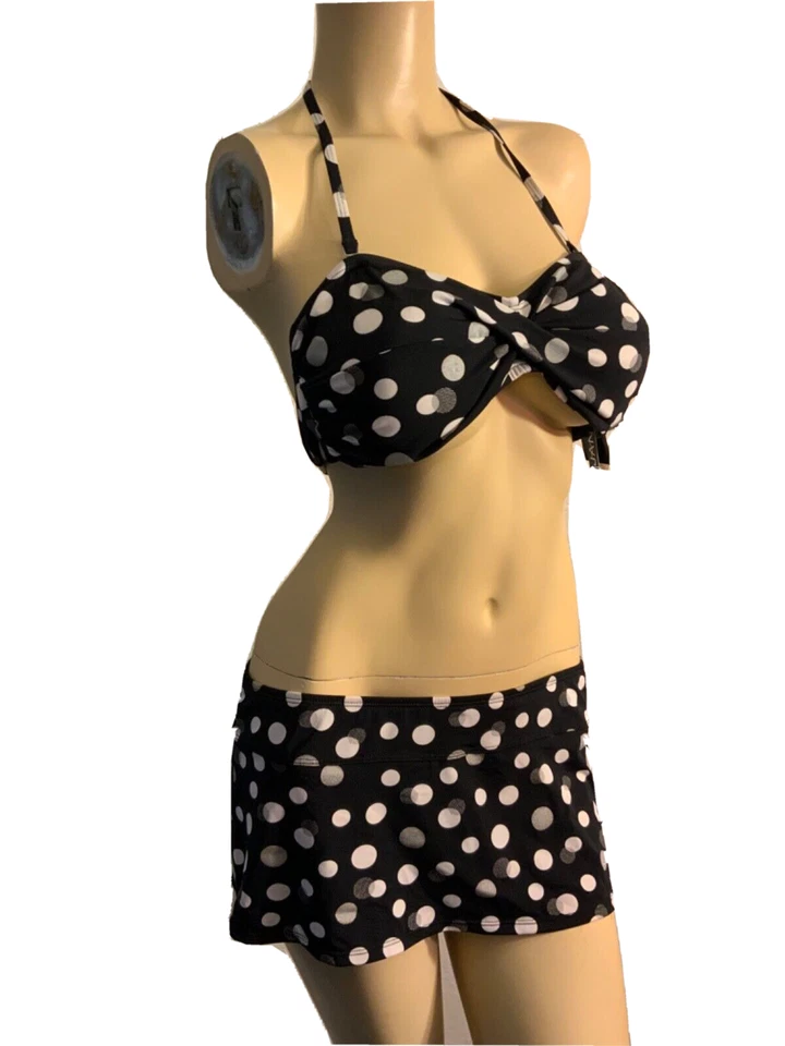 Jantzen Mujer Traje De Baño Lunares Bikini Conjuntos Y Separados Nuevo Con Etiquetas Tallas 10 12 16 Foto 1 de 4