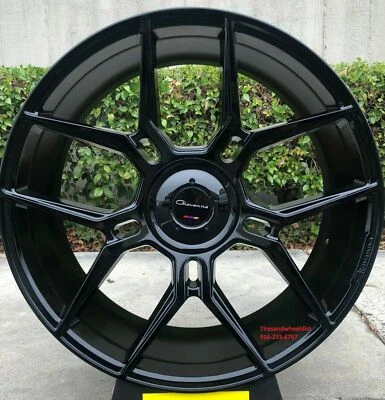 24" Giovanna Haleb Gloss Black with Tires Range Rover HSE Charger Challenger  - Image 1 of 4