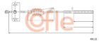 Produktbild - COFLE Bremsseil Seilzug Feststellbremse 491.13 für FIAT MULTIPLA 186AXC1A 100