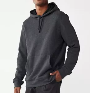 Mens TekGear DkGray LgSlv Hoodie Size M - Picture 1 of 3