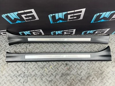 2015-2019 Subaru Impreza WRX STI Front Left & Right Door Sill Scuff Plate Trim - Image 1 of 4