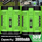 NEW 2pack For EGO Power+ Battery 56V 3.0AH Lithium ion Cordless BA1400 BA2800T