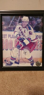 Foto enmarcada 8x10 autografiada por Jaromir Jagr New York Rangers de la NHL ¡con certificado de autenticidad! Foto 1 de 2