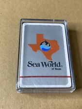 Vintage Sea World of Texas Playing Cards New Sealed made in Hong Kong Orca Whale