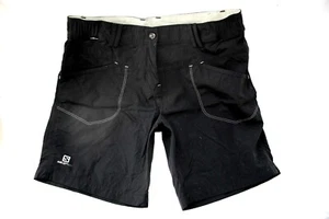 Salomon actilite shorts women's 10 M black hiking outdoor active camping nylon - Picture 1 of 5