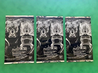 3 x Dragon Ball Super TCG Unison Warriors Tournament Vol.4 Pack New Sealed - Image 1 of 4