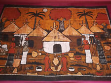 Wandbehang Wachsbatik Handarbeit Ethno 123x83 Gambia NEU