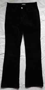 Eddie Bauer Specialty Dyed Black Corduroy Pants Women's Size: 2 - FAST SHIP - Picture 1 of 6