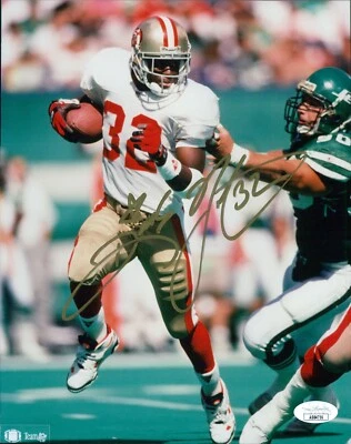 Ricky Watters San Francisco 49ers Signed 8x10 Glossy Photo JSA Authenticated - Image 1 of 2