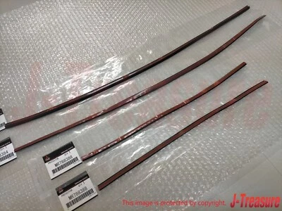 MITSUBISHI LANCER EVO5 6 CP9A Genuine  Black Pad MR788384 MR788388 4pcs Set OEM - Image 1 of 4