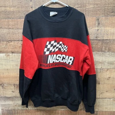 Suéter Omni Sportswear Vintage NASCAR Hecho en EE. UU. Cuello Redondo Para Hombres XL 80’s 90’s Foto 1 de 4