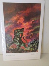 Frank Kelly Freas Signed Print Call Me Joe By Poul Anderson  NM-