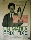 "Un Mari à Prix Fixe" Roger Hanin, Anna Karina...1965 - affiche 120x160 - TTB