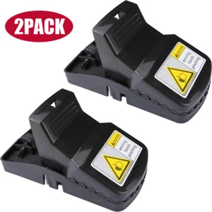 2 Pack Mouse Traps Rat Mice Killer Snap Trap Power Rodent Heavy Duty Pest Trap - Picture 1 of 12