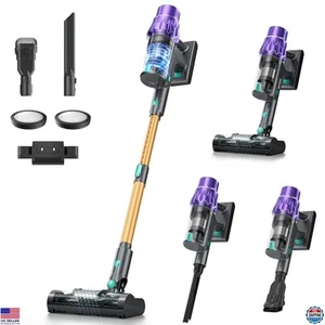 Aspiradora Inalámbrica 50KPA 70Mins Recargable Pelo Mascota Pantalla LED Madera Dura - Imagen 1 de 6