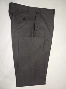 Brooks Brothers Golden Fleece Men's Gray Flat Front Trousers Pants 37X32 - Picture 1 of 9