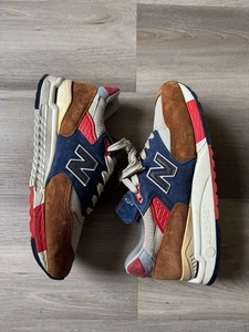 Größe 8,5 - New Balance X J. Crew 998 Htb Made in USA Hilltop Blues VNDS ohne Karton - Bild 1 von 6