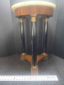 Vintage French Empire Style Marble and wood Table made in Italy - Picture 1 of 4