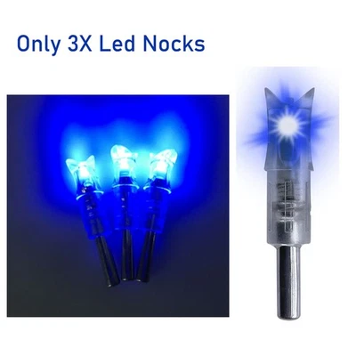 12PCS 20" Hunting Crossbow Bolts Archery Crossbow +/OR 3X LED Nocks Shoot Arrows - Image 1 of 4