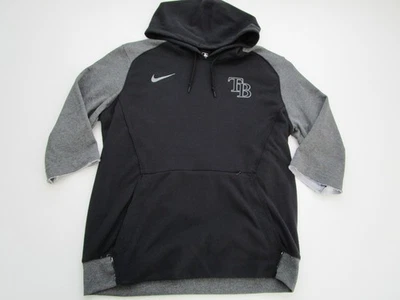 Hombres Grande Tampa Bay Rays Nike Therma Colección Auténtica 3/4 Sudadera con Capucha Sudadera Foto 1 de 4