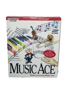 NEW SEALED Music Ace Software Windows 3.1 95 Macintosh CD Harmonic Vision - Picture 1 of 4
