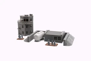 WW2 Airfield Set - 3D Printed Miniature Wargaming Terrain - Awesome for Tabletop - Picture 1 of 11
