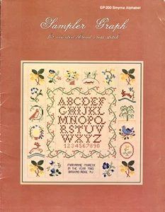 Smyrna Alphabet Sampler Graph GP-200 by Maryanne Moreck, Gick Publishing - Picture 1 of 1
