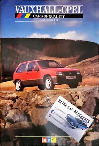 Vauxhall-Opel "Cars of Quality" Range Catalogue brochure 1986 V6253 - Picture 1 of 1