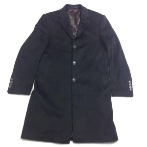 Giacca cappotto uomo Puento Loro Piana lana cashmere US 38/ IT 48R nero invernale  - Foto 1 di 4