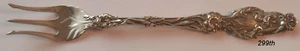 1- 1902 WHITING/GORHAM "Lily" Cocktail Fork @ 6" STERLING Mono: EGJ. - Picture 1 of 5