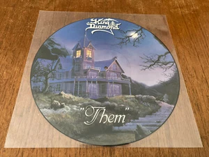 KING DIAMOND Them 12" Picture Disc Vinyl LP 1988 UK 1st Press Mercyful Fate RARE - Picture 1 of 2
