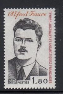 FRENCH SOUTHERN & ANTARCTIC TERRITORIES Alfred Faure, Explorer MNH stamp - Picture 1 of 1