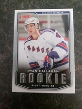Upper Deck Victory 2007-08 Rookie Ryan Callahan RC Card# 218
