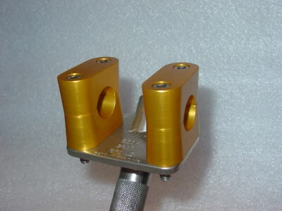 NEW Aluminum Clamp Set 4 Cook Bros Stem 7/8" Bars Cruiser Uni Clamp BMX Mongoose - Image 1 of 4