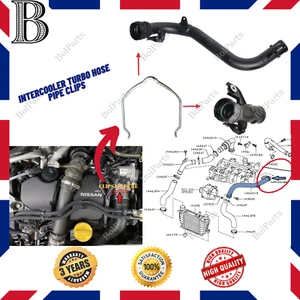 Intercooler Turbo Hose Pipe Clips for Nissan JUKE NV200 CUBE QASHQAI 144601FE0C - Picture 1 of 7