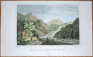 1837 Druck VERWERTUNG GOLD, VILA RICA DO OURO PRETO, MINAS GERAIS, BRASILIEN - Bild 1 von 1