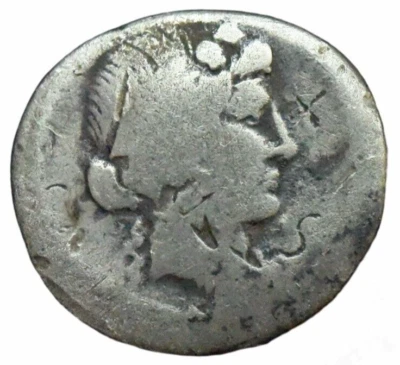 C Vibius Varus AR Denarius "Liber Bacchus & Panther and Altar" Rome 42 BC - Image 1 of 2