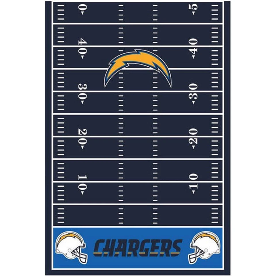 Los Angeles Chargers NFL Fútbol Deportes Fiesta Decoración Plástico Mantel Foto 1 de 1