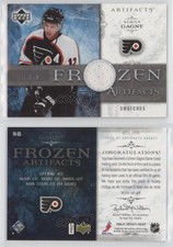 2006-07 Upper Deck Artifacts Frozen Artifacts Silver /50 Simon Gagne #FA-SG