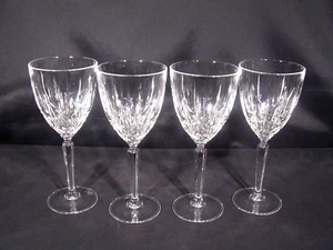 Waterford Crystal Sparkle Marquis Collection Water Goblets Set of 4 - Picture 1 of 18