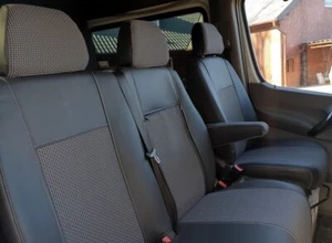 Sitzbezüge nach Maß Kunstleder Jacquard J1 passend für Citroen Jumper ab 2006 - Bild 1 von 9