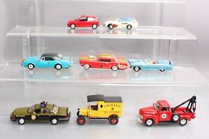 Matchbox, Ideal, Tyco, And More Assorted 1:43 Scale Cars [8] EX