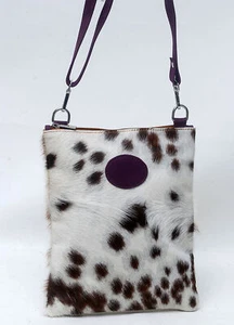 Bolso de hombro 100 % cuero de vaca real bandolera SB5030 - Imagen 1 de 4