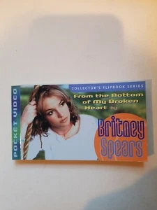 Britney Spears video bolsillo flipbook desde el fondo de mi corazón roto 2000 - Imagen 1 de 6