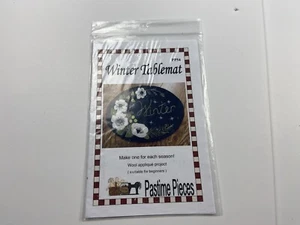 past time pieces winter tablemat wool applique pattern PP54 - Picture 1 of 3