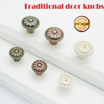 Möbelknopf Porzellan Möbelknauf Schubladen  Vintage Shabby Chic Weiß Rot Grüne - Bild 1 von 4