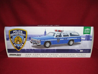 1:18 Scale NYPD 1988 Ford Ltd Crown Victoria Wagon New York City Police Dept Car - Image 1 of 4